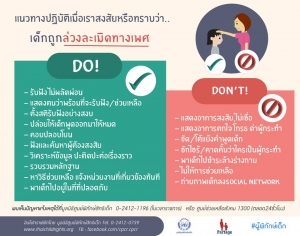 เมื่อรู้ว่าเด็กถูกล่วงละเมิดทางเพศ ควรทำอย่างไร